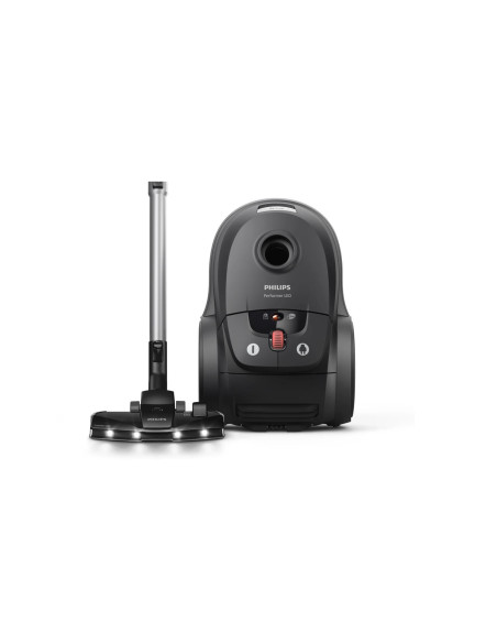 Vacuum Cleaner, PHILIPS, Bagged, 900 Watts, Noise 75 dB, Black, Weight 5.3 kg, XD8122/10