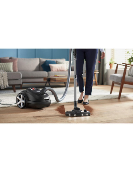 Vacuum Cleaner, PHILIPS, Bagged, 900 Watts, Noise 75 dB, Black, Weight 5.3 kg, XD8122/10