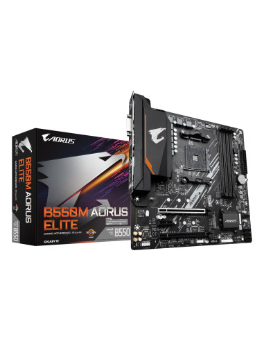 Mainboard, GIGABYTE, AMD B550, SAM4, Micro-ATX, Memory DDR4, Memory slots 4, 1xPCI-Express 3.0 1x, 1xPCI-Express 3.0 4x, 1xPCI-