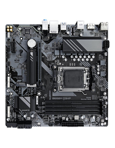 Mainboard, GIGABYTE, AMD B650, Socket AM5, micro ATX, RAM DDR5-SDRAM, 4xSlots, 2xNumber of M.2 (M) slots, B650M D3HP (rev. 1.3)