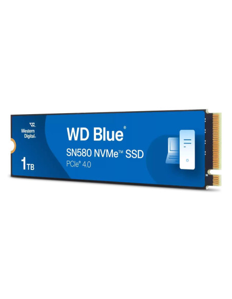 SSD, WESTERN DIGITAL, 600xTBW rating, Read speed 4150 MB/s, Write speed 4150 MB/s, NVMe Yes, PCI Express 4.0, M.2, 1000 GB, Blu