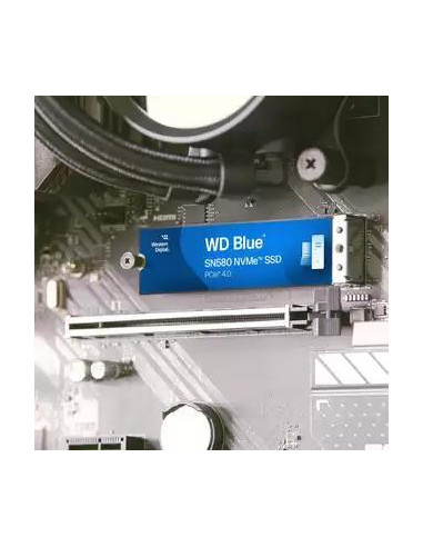 SSD, WESTERN DIGITAL, 600xTBW rating, Read speed 4150 MB/s, Write speed 4150 MB/s, NVMe Yes, PCI Express 4.0, M.2, 1000 GB, Blu