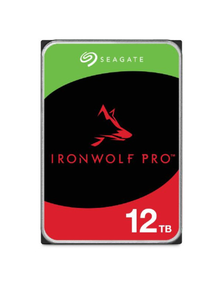 HDD, SEAGATE, IronWolf Pro, 12TB, SATA, 256 MB, 7200 rpm, 3,5", ST12000NT001