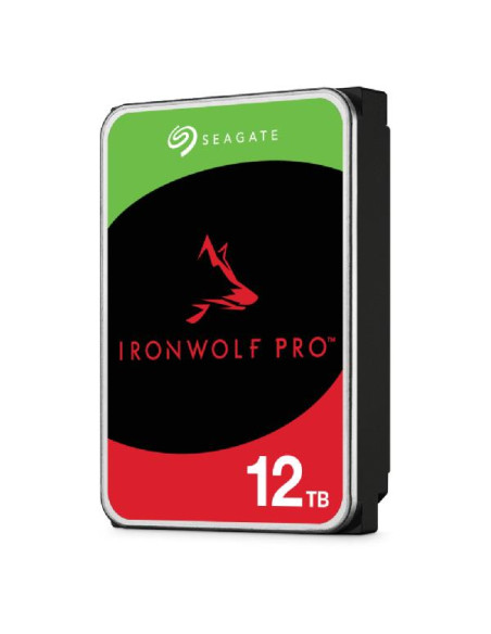HDD, SEAGATE, IronWolf Pro, 12TB, SATA, 256 MB, 7200 rpm, 3,5", ST12000NT001