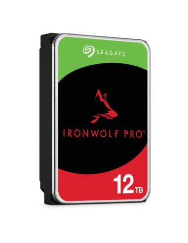 HDD, SEAGATE, IronWolf Pro, 12TB, SATA, 256 MB, 7200 rpm, 3,5", ST12000NT001