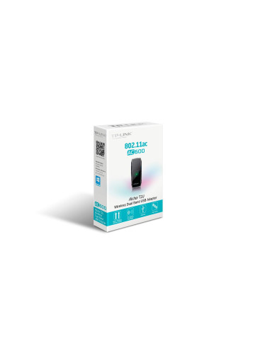 WRL ADAPTER 600MBPS USB/DUAL BAND ARCHER T2U TP-LINK