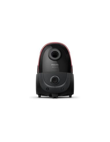 Vacuum Cleaner, PHILIPS, Bagged, 900 Watts, Capacity 4 l, Noise 77 dB, Black, Weight 4.6 kg, XD6142/12