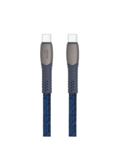 CABLE USB-C TO USB-C 1.2M/BLUE PS6105 BL12 RIVACASE