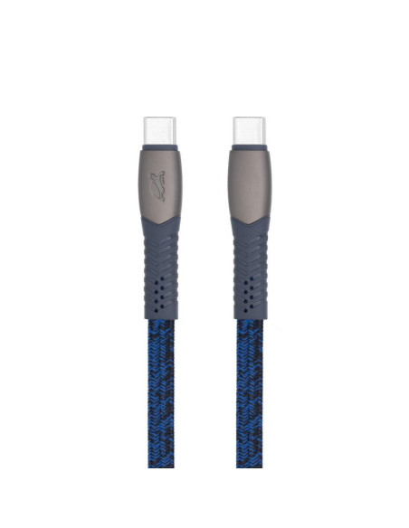 CABLE USB-C TO USB-C 1.2M/BLUE PS6105 BL12 RIVACASE CABLE USB-C TO USB-C 1.2M/BLUE PS6105 BL12 RIVACASE