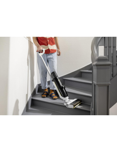 Vacuum Cleaner, KARCHER, Three-in-one floor cleaner FCV 3, Dry&wet, 2-in-1 stick vacuum, White, Bagless, Battery, 1.056-122.0