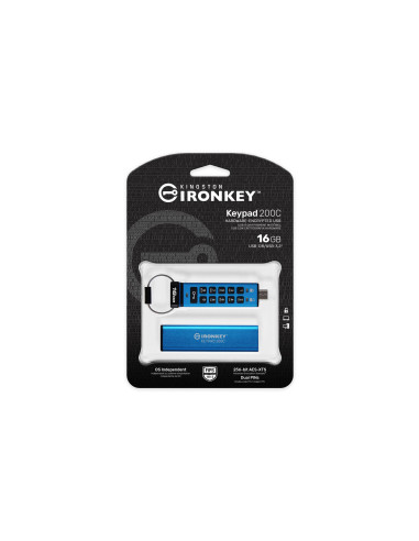 MEMORY DRIVE FLASH USB-C/16GB IKKP200C/16GB KINGSTON