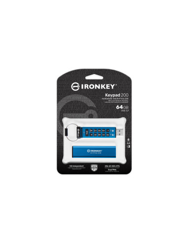 MEMORY DRIVE FLASH USB3.2/64GB IKKP200/64GB KINGSTON
