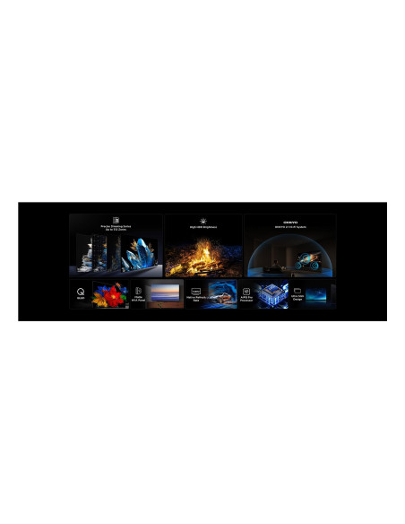 TV Set, TCL, 50 ", 4K Ultra HD, 3840 x 2160 pixels, Flat, 16:9, QD-Mini LED, 50C69K