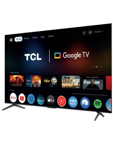 TV Set, TCL, 55 ", 4K Ultra HD, 3840 x 2160 pixels, Flat, QD-Mini LED, 55C61K