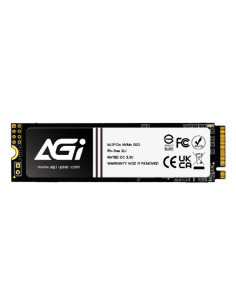 SSD, AGI TECHNOLOGY, 1200xTBW rating, MTBF 1600000 h, Read speed 3200 MB/s, Write speed 1700 MB/s, NVMe Yes, PCI Express 3.0, M