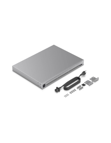 Switch, UBIQUITI, Ubiquiti Pro Max 24 (USW-PRO-MAX-24), Switch layer L3, Rack mounting Yes, Stackable Yes, Form factor 1U, 24xR