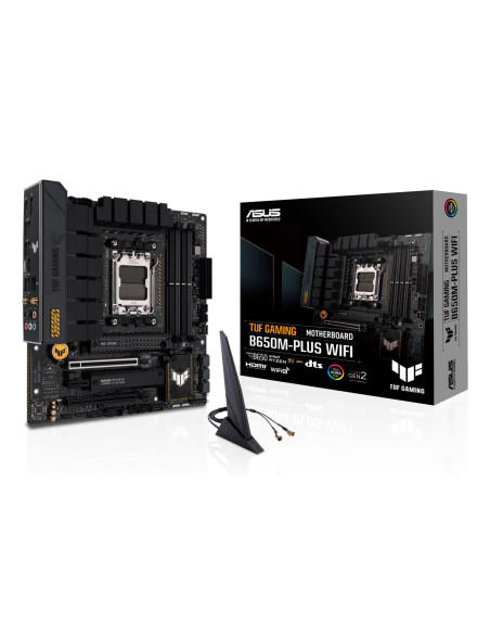 Mainboard, ASUS, AMD B650, SAM5, MicroATX, Memory DDR5, Memory slots 4, 1xPCI-Express 4.0 1x, 1xPCI-Express 4.0 16x, 2xM.2, 1xH