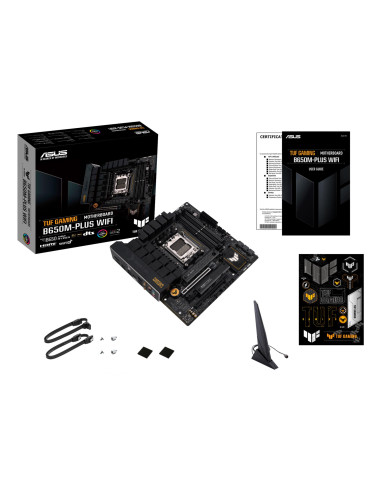 Mainboard, ASUS, AMD B650, SAM5, MicroATX, Memory DDR5, Memory slots 4, 1xPCI-Express 4.0 1x, 1xPCI-Express 4.0 16x, 2xM.2, 1xH