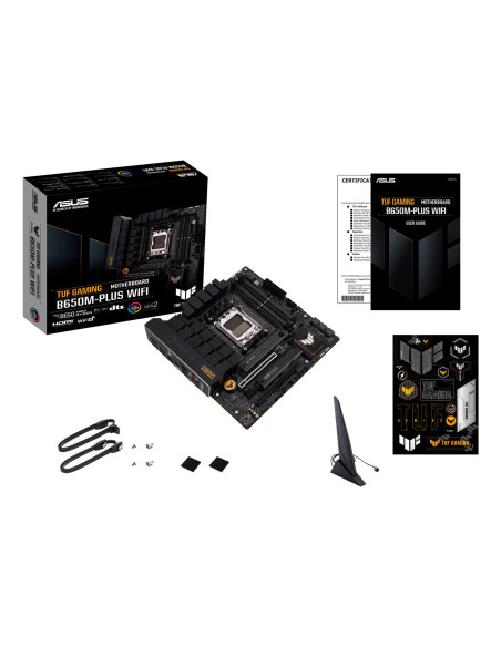 Mainboard, ASUS, AMD B650, SAM5, MicroATX, Memory DDR5, Memory slots 4, 1xPCI-Express 4.0 1x, 1xPCI-Express 4.0 16x, 2xM.2, 1xH