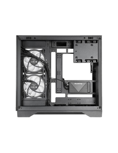Case, CHIEFTEC, ATX/micro ATX, Black, Cube, PC, Chieftec Visio GM-30B-TG-OP Black, GM-30B-TG-OP
