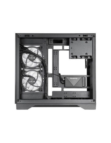 Case, CHIEFTEC, ATX/micro ATX, Black, Cube, PC, Chieftec Visio GM-30B-TG-OP Black, GM-30B-TG-OP