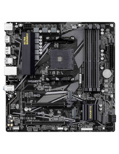 Mainboard, GIGABYTE, AMD B550, Socket AM4, micro ATX, RAM DDR4-SDRAM, 4xSlots, 2xNumber of M.2 (M) slots, B550M DS3H R2, B550MD