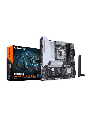 Mainboard, GIGABYTE, Intel B860 Express, LGA1851, Micro-ATX, Memory DDR5, Memory slots 4, 2xPCI-Express 16x, 2xM.2, 1xHDMI, 1xD