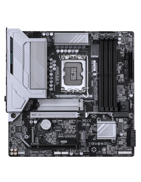 Mainboard, GIGABYTE, Intel B860 Express, LGA1851, Micro-ATX, Memory DDR5, Memory slots 4, 2xPCI-Express 16x, 2xM.2, 1xHDMI, 1xD