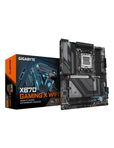 Mainboard, GIGABYTE, AMD X870, Socket AM5, ATX, RAM DDR5-SDRAM, 4xSlots, Wi-Fi Yes, Bluetooth Yes, 2xPCI Express x4 slots, 3xNu