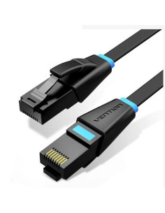 PATCH CABLE CAT.6 UTP FLAT/1M BLACK IBJBF VENTION