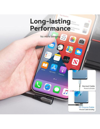 CABLE USB-C TO USB-C/1M GRAY TRAHF VENTION