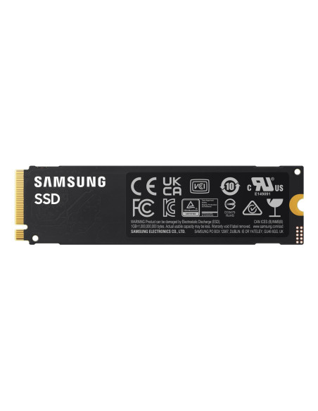 SSD, SAMSUNG, 990, 2 TB, M.2, PCI Express 4.0, NVMe Yes, Write speed 6450 MB/s, Read speed 7250 MB/s, MTBF 1500000 h, Box, MZ-V