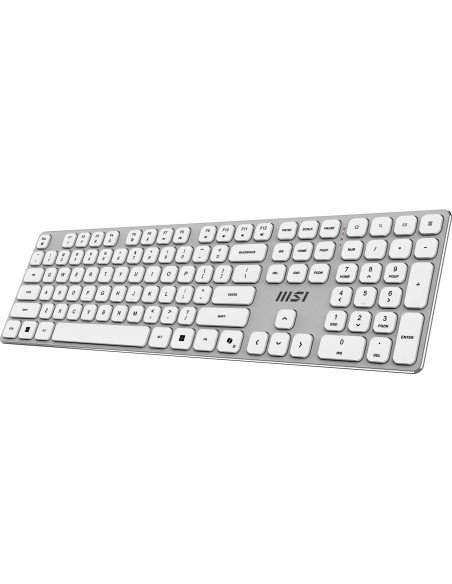 KEYBOARD +MOUSE/FORGE K210 W COMBO WHITE MSI