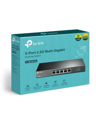 Switch, TP-LINK, TL-SG105-M2, Desktop/pedestal, TL-SG105-M2