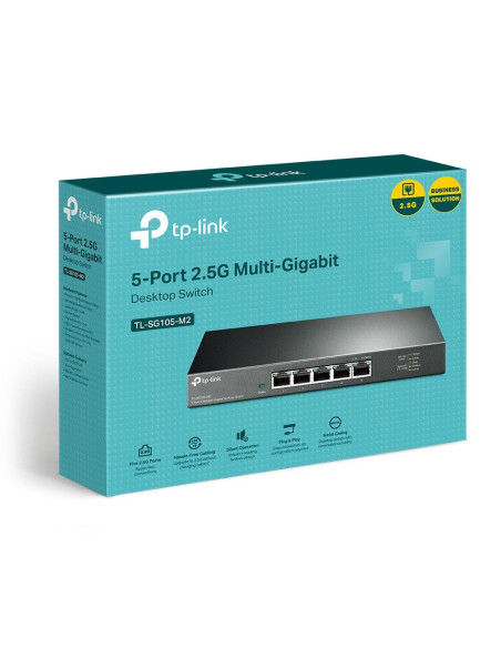 Switch, TP-LINK, TL-SG105-M2, Desktop/pedestal, TL-SG105-M2