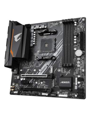 Mainboard, GIGABYTE, AMD B550, Socket AM4, micro ATX, RAM DDR4-SDRAM, 4xSlots, 2xNumber of M.2 (M) slots, B550M AORUS ELITE 1.3