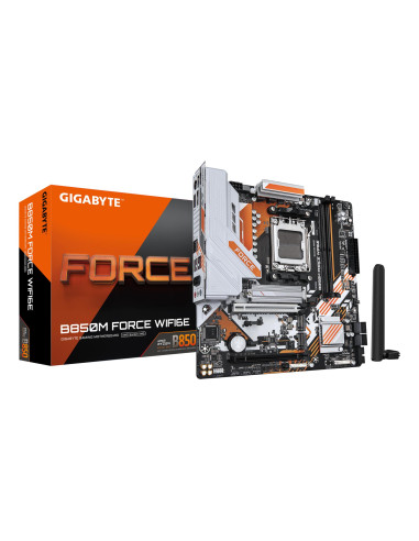 Mainboard, GIGABYTE, AMD B850, Socket AM5, micro ATX, RAM DDR5-SDRAM, 2xSlots, Wi-Fi Yes, Bluetooth Yes, 3xNumber of M.2 (M) sl