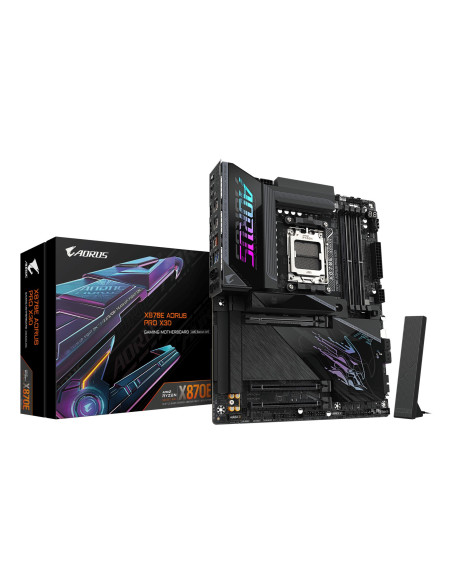 Mainboard, GIGABYTE, AMD X870E, Socket AM5, ATX, RAM DDR5-SDRAM, 4xSlots, Wi-Fi Yes, Bluetooth Yes, 4xNumber of M.2 (M) slots, 