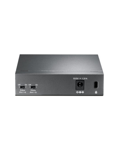 Switch, TP-LINK, Desktop/pedestal, 5x10Base-T / 100Base-TX, PoE ports 4, TL-SF1005P