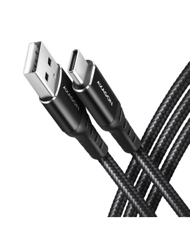 CABLE USB-C TO USB2.0 1M/BLACK BUCM-AM10AB AXAGON