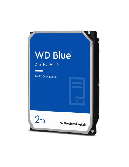 HDD, WESTERN DIGITAL, Blue, 2TB, SATA 3.0, 64 MB, 5400 rpm, 3,5", WD20EARZ