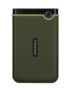 External HDD, TRANSCEND, StoreJet, 1TB, USB 3.1, Colour Green, TS1TSJ25M3G