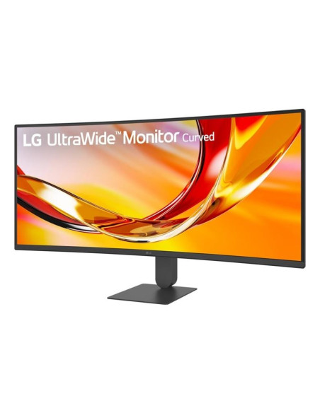 LCD Monitor, LG, 34 ", 3440 x 1440 pixels, Wide Quad HD, Native aspect ratio 21:9, LED, Curved, 34U620B-B