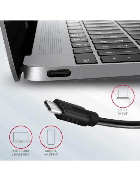 I/O HUB USB3.2 4PORT/0.13M HMC-4G2 AXAGON