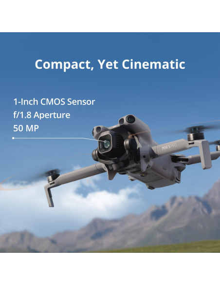 Drone, DJI, Mini 5 Pro Fly More Combo Plus (DJI RC 2), CP.MA.00001024