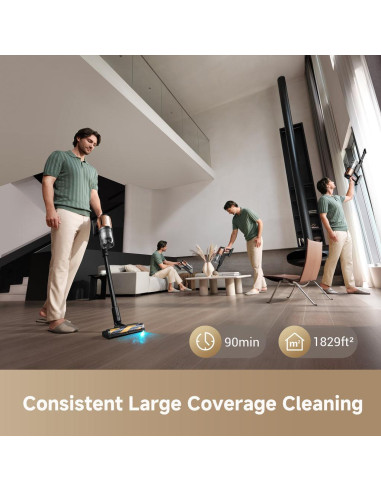 Vacuum Cleaner, DREAME, Z20 Station, Dry, Stick vacuum, Suction power 140000 Pa, 2.19kg, VZV25A