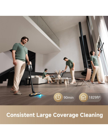 Vacuum Cleaner, DREAME, Z20 Station, Dry, Stick vacuum, Suction power 140000 Pa, 2.19kg, VZV25A