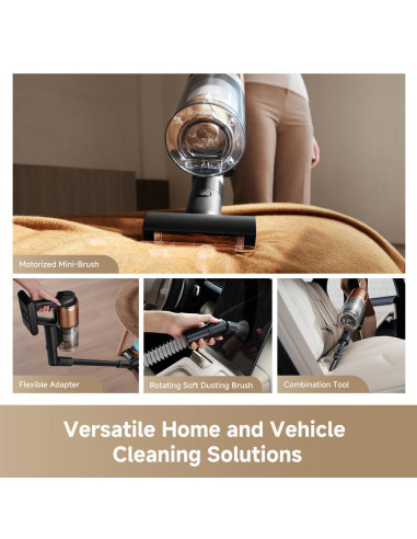 Vacuum Cleaner, DREAME, Z20 Station, Dry, Stick vacuum, Suction power 140000 Pa, 2.19kg, VZV25A