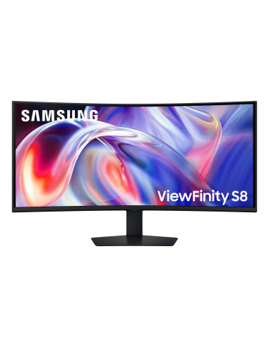 LCD Monitor, SAMSUNG, 40 ", 5120 x 2160 pixels, WUHD, Native aspect ratio 21:9, LCD, Curved, LS40H850TAUXEN