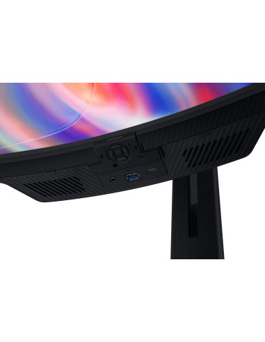 LCD Monitor, SAMSUNG, 40 ", 5120 x 2160 pixels, WUHD, Native aspect ratio 21:9, LCD, Curved, LS40H850TAUXEN